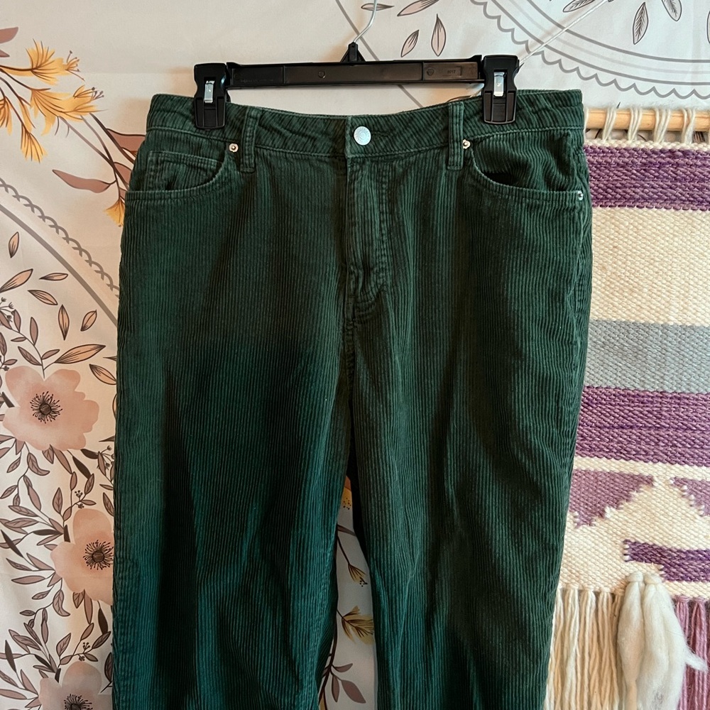 BDG Urban Outfitters corduroy green pants